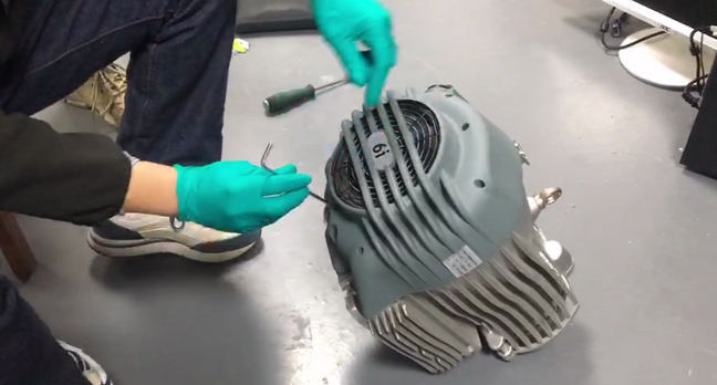 拆開nXDS6i渦旋泵螺釘