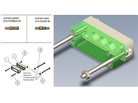 真空端公頭和配套插針 真空端公頭和配套插針