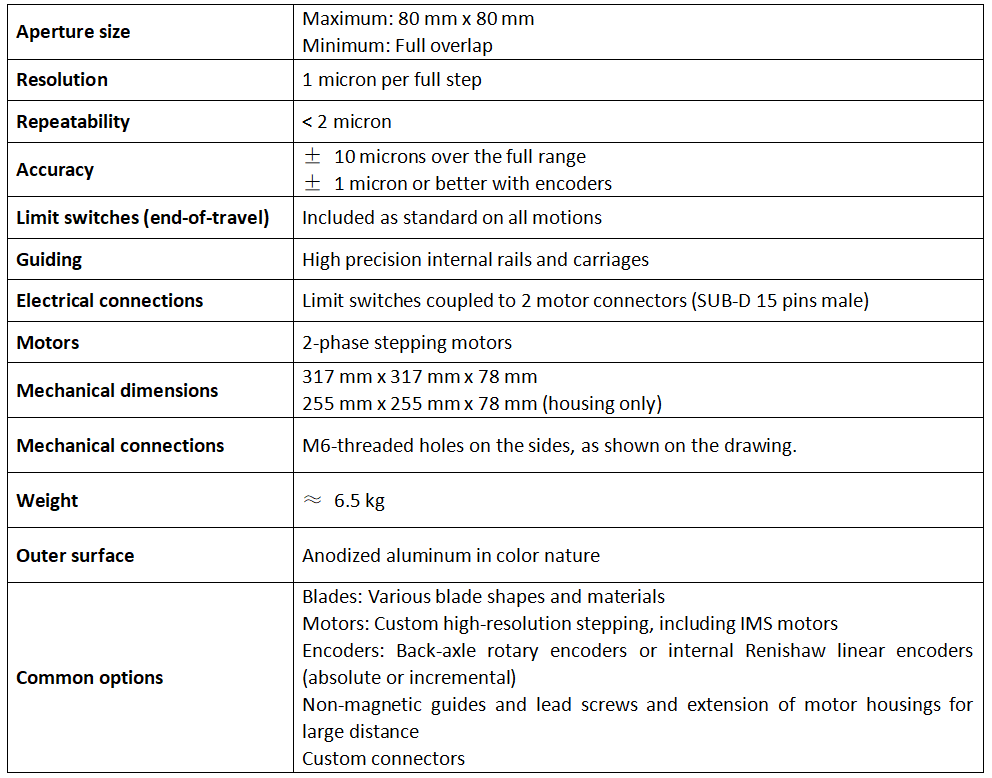 JJ X-Ray 空氣狹縫 IB-C80-AIR技術(shù)參數(shù) JJ X-Ray 空氣狹縫 IB-C80-AIR技術(shù)參數(shù)