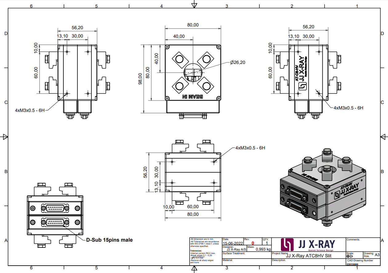 真空狹縫 AT-C8-HV產品尺寸 真空狹縫 AT-C8-HV產品尺寸