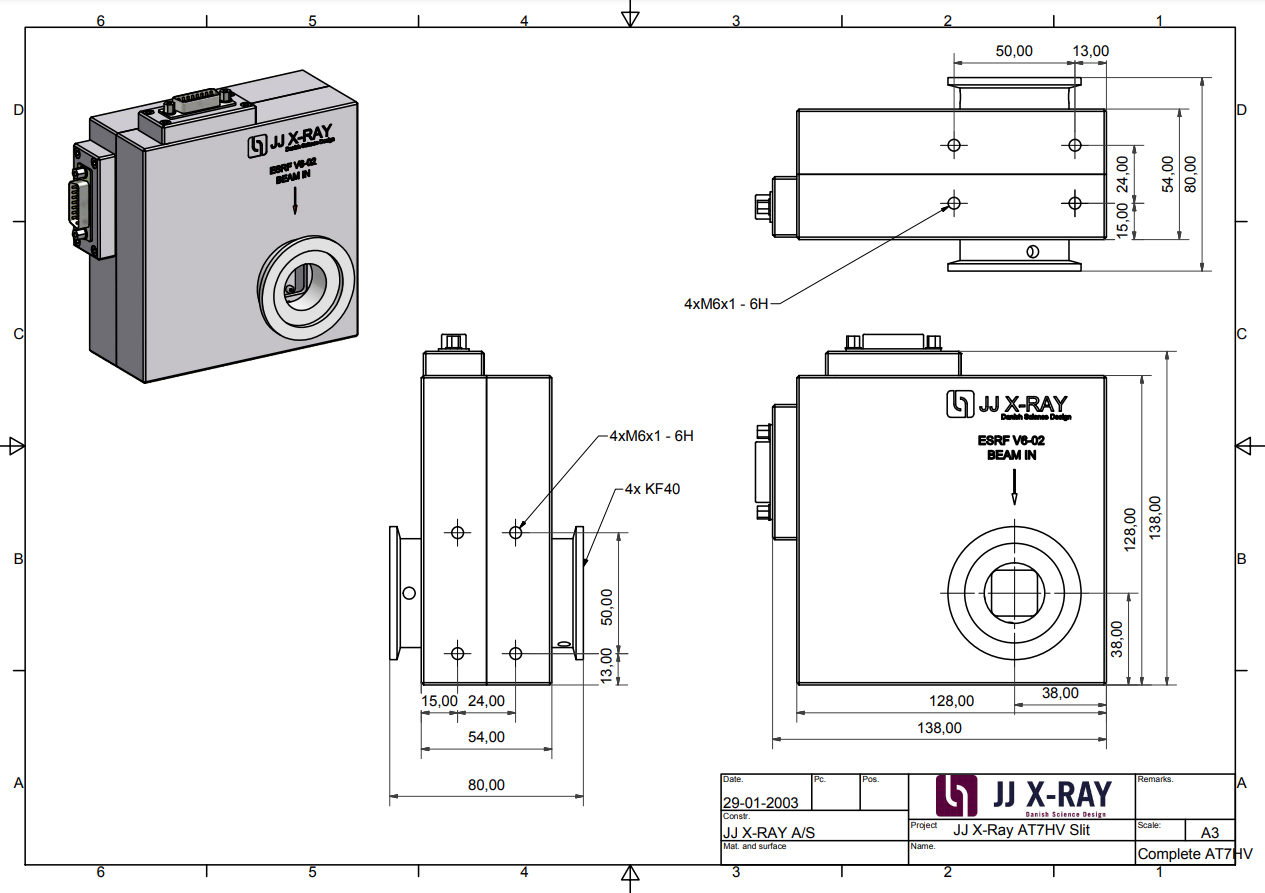真空狹縫 AT-F7-HV產品尺寸 真空狹縫 AT-F7-HV產品尺寸