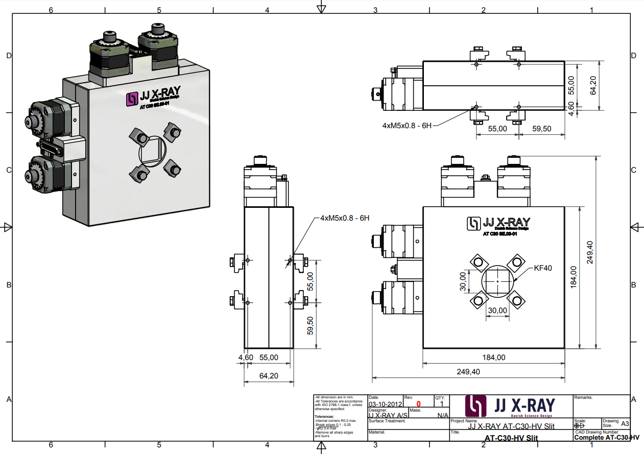 真空狹縫 AT-C30-HV產品尺寸 真空狹縫 AT-C30-HV產品尺寸