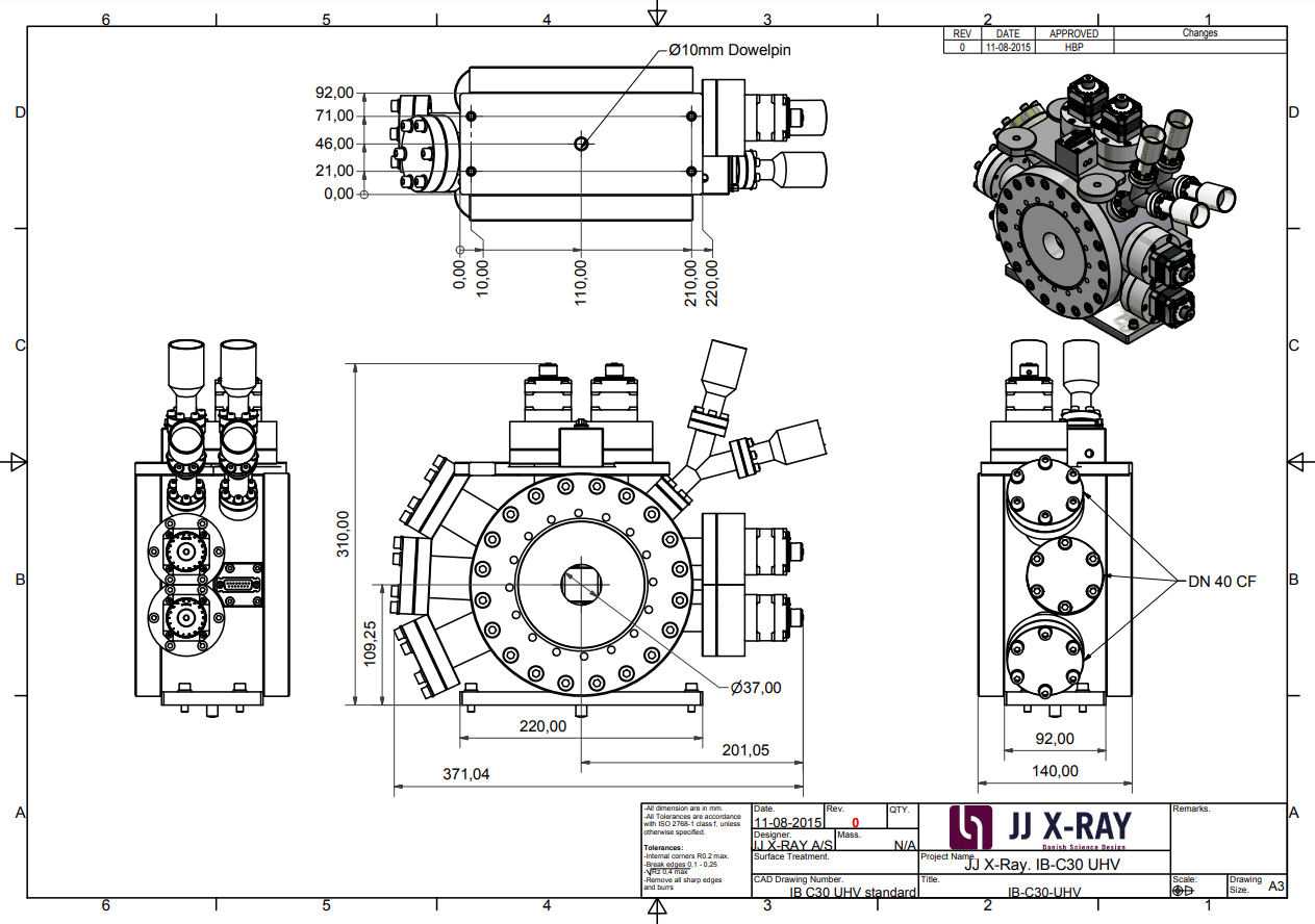 超高真空狹縫 IB-C30-UHV產品尺寸 超高真空狹縫 IB-C30-UHV產品尺寸